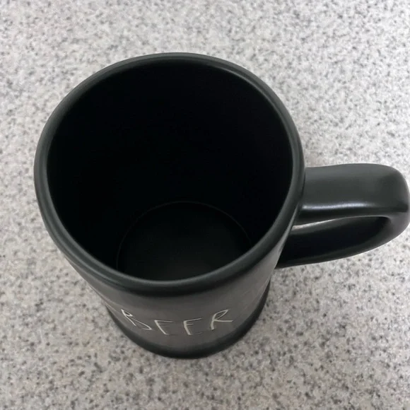 Rae Dunn Black and White Beer Mugs Trio - Picture 8 of 16